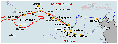 Silk Road Map